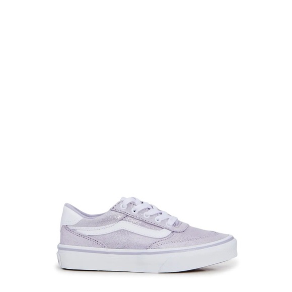 Vans Other - New Vans Lavender and White Glitter Sneakers Size‎ 6 Kids